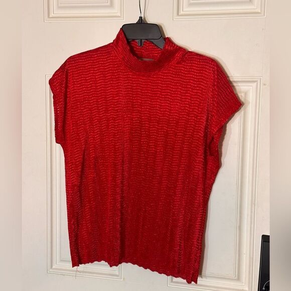 TanJay red blouse - Medium - Picture 1 of 3
